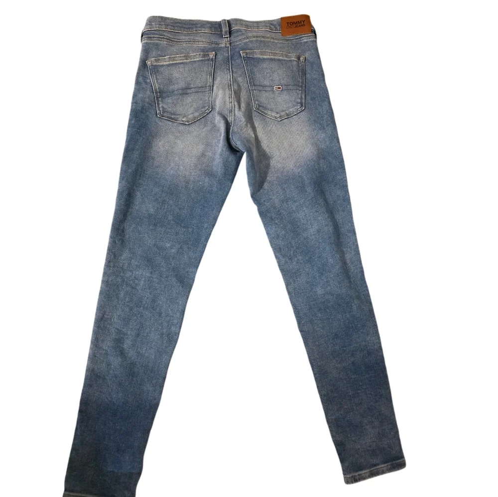 Tommy Hilfiger Nora Mid Rise Skinny Ankle Jeans Blue EUC Sz 30 EUC
